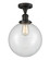 Franklin Restoration One Light Semi-Flush Mount in Oil Rubbed Bronze (405|517-1CH-OB-G202-10)