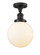 Franklin Restoration One Light Semi-Flush Mount in Oil Rubbed Bronze (405|517-1CH-OB-G201-8)