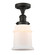 Franklin Restoration LED Semi-Flush Mount in Oil Rubbed Bronze (405|517-1CH-OB-G181-LED)