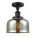 Franklin Restoration LED Semi-Flush Mount in Matte Black (405|517-1CH-BK-G78-LED)