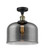 Franklin Restoration LED Semi-Flush Mount in Black Antique Brass (405|517-1CH-BAB-G73-L-LED)