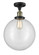 Franklin Restoration One Light Semi-Flush Mount in Black Antique Brass (405|517-1CH-BAB-G202-12)
