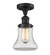 Franklin Restoration LED Semi-Flush Mount in Black Antique Brass (405|517-1CH-BAB-G192-LED)