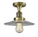 Franklin Restoration One Light Semi-Flush Mount in Antique Brass (405|517-1CH-AB-G2)