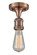 Franklin Restoration One Light Semi-Flush Mount in Antique Copper (405|517-1C-AC)