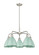 Ballston Five Light Chandelier in Satin Nickel (405|516-5CR-SN-MBD-75-SF)