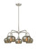Ballston Five Light Chandelier in Satin Nickel (405|516-5CR-SN-G96)