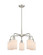 Downtown Urban Five Light Chandelier in Satin Nickel (405|516-5CR-SN-G341)