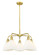 Ballston Five Light Chandelier in Satin Gold (405|516-5CR-SG-GBD-751)