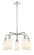Ballston Five Light Chandelier in Polished Chrome (405|516-5CR-PC-G801)