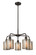 Ballston Five Light Chandelier in Oil Rubbed Bronze (405|516-5CR-OB-G116)