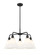 Ballston Five Light Chandelier in Matte Black (405|516-5CR-BK-GBC-81)