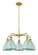 Ballston Five Light Chandelier in Brushed Brass (405|516-5CR-BB-MBD-75-SF)