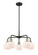 Ballston Five Light Chandelier in Black Antique Brass (405|516-5CR-BAB-G91)