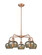 Ballston Five Light Chandelier in Antique Copper (405|516-5CR-AC-G96)