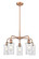 Ballston Five Light Chandelier in Antique Copper (405|516-5CR-AC-G804)