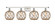 Ballston LED Bath Vanity in White Polished Chrome (405|516-4W-WPC-G122-8RB-LED)