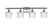 Ballston Four Light Bath Vanity in Brushed Satin Nickel (405|516-4W-SN-G402)