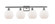 Ballston LED Bath Vanity in Brushed Satin Nickel (405|516-4W-SN-G121-8-LED)