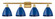 Ballston Four Light Bath Vanity in Satin Gold (405|516-4W-SG-MBD-75-BL)