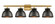 Ballston LED Bath Vanity in Satin Gold (405|516-4W-SG-M14-BK-LED)