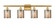 Ballston Four Light Bath Vanity in Satin Gold (405|516-4W-SG-G116)