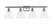 Ballston LED Bath Vanity in Polished Nickel (405|516-4W-PN-GBC-81-LED)