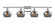 Ballston Four Light Bath Vanity in Polished Nickel (405|516-4W-PN-G93)