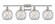 Ballston LED Bath Vanity in Polished Nickel (405|516-4W-PN-G122-8RW-LED)