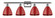 Ballston Four Light Bath Vanity in Polished Chrome (405|516-4W-PC-MBD-75-RD)