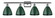 Ballston Four Light Bath Vanity in Polished Chrome (405|516-4W-PC-MBD-75-GR)