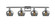 Ballston Four Light Bath Vanity in Polished Chrome (405|516-4W-PC-G93)