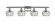 Ballston Four Light Bath Vanity in Polished Chrome (405|516-4W-PC-G92)