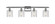 Ballston Four Light Bath Vanity in Polished Chrome (405|516-4W-PC-G112)
