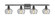 Ballston Four Light Bath Vanity in Oil Rubbed Bronze (405|516-4W-OB-G92)