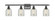 Ballston Four Light Bath Vanity in Oil Rubbed Bronze (405|516-4W-OB-G259)