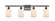 Ballston Four Light Bath Vanity in Matte Black (405|516-4W-BK-G341)