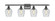 Ballston LED Bath Vanity in Matte Black (405|516-4W-BK-G292-LED)