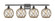Ballston Four Light Bath Vanity in Matte Black (405|516-4W-BK-G122-8RB)