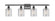 Ballston LED Bath Vanity in Matte Black (405|516-4W-BK-G112-LED)