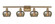 Ballston Four Light Bath Vanity in Brushed Brass (405|516-4W-BB-G96)