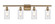 Ballston LED Bath Vanity in Brushed Brass (405|516-4W-BB-G802-LED)