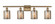 Ballston Four Light Bath Vanity in Brushed Brass (405|516-4W-BB-G116)