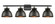 Ballston LED Bath Vanity in Black Antique Brass (405|516-4W-BAB-M14-BK-LED)