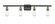Ballston LED Bath Vanity in Black Antique Brass (405|516-4W-BAB-LED)