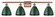 Ballston Four Light Bath Vanity in Antique Copper (405|516-4W-AC-MBD-75-GR)