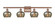 Ballston LED Bath Vanity in Antique Copper (405|516-4W-AC-G96-LED)