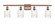 Ballston Four Light Bath Vanity in Antique Copper (405|516-4W-AC-G342)