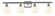 Ballston LED Bath Vanity in Antique Brass (405|516-4W-AB-G122-6-LED)