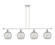 Ballston LED Island Pendant in White Polished Chrome (405|516-4I-WPC-G122-8RW-LED)